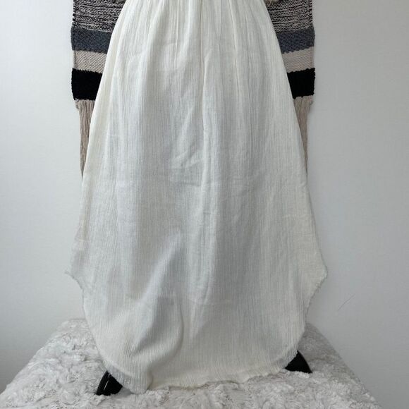 ULLA JOHNSON Smocked Gauze Cowrie Dress Size 4 - Picture 9 of 12